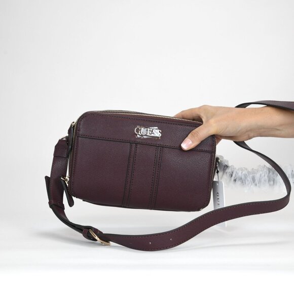 Guess Trixy Camera Crossbody - Merlot - Picture 4 of 9